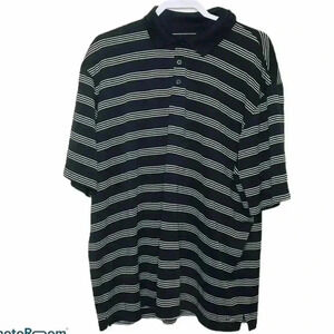 CHAMPION SHIRT MENS XXL STRIPE DUO DRY FIT COLLARD POLO TOP ATHLETIC